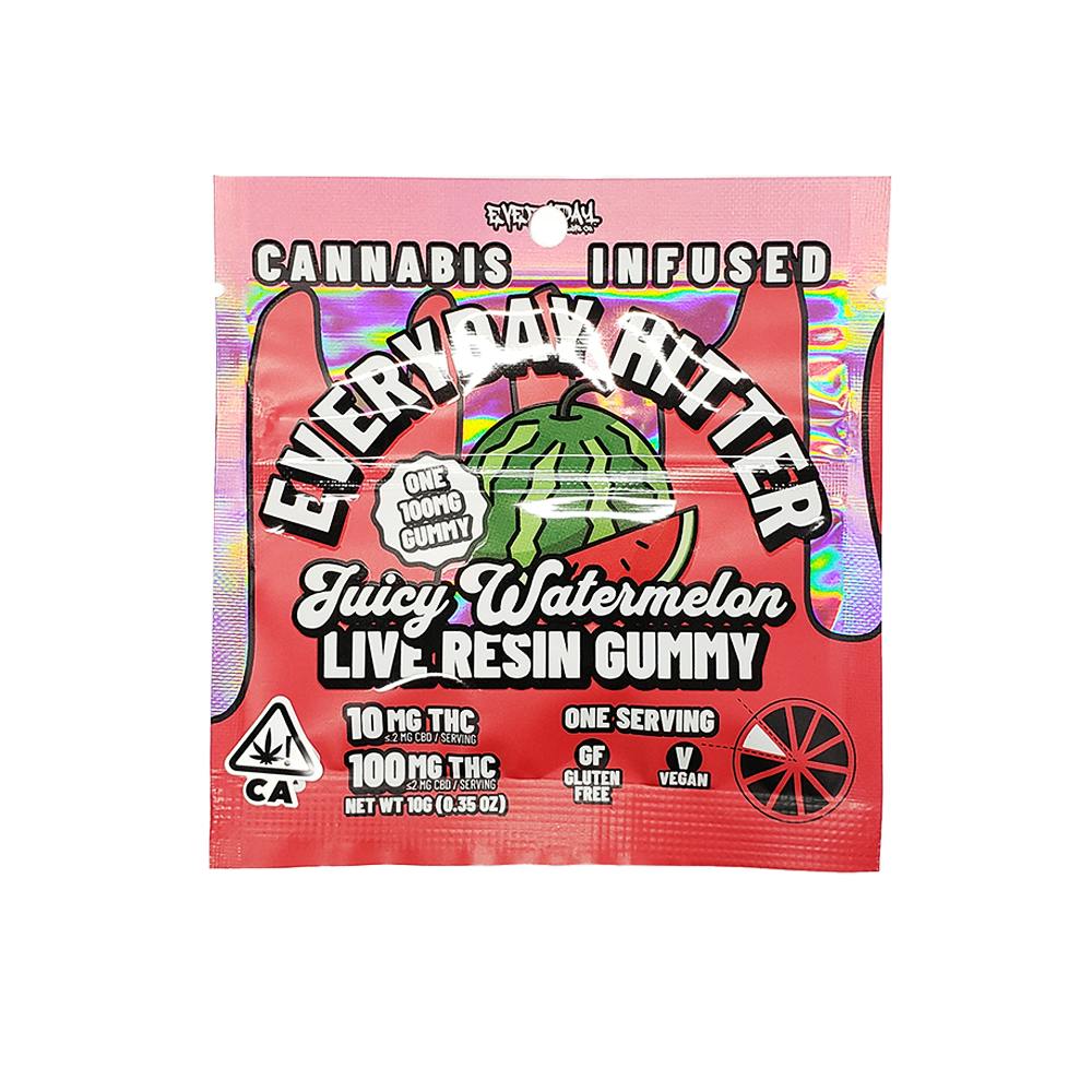 EVERYDAY HITTER: 100mg Gummy (Juicy Watermelon-Indica)