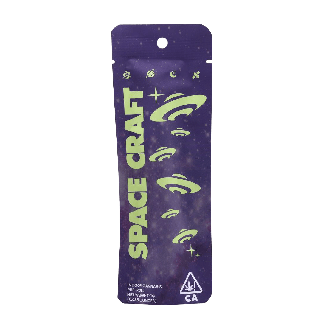 Space Craft - 1g Preroll (Rocket Fuel Gelato-Hybrid)