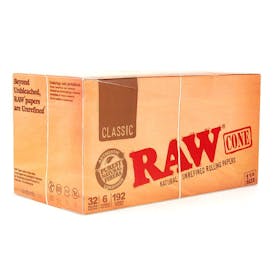 RAW Papers and Cones- 1 1/4 Cone (6 pack)