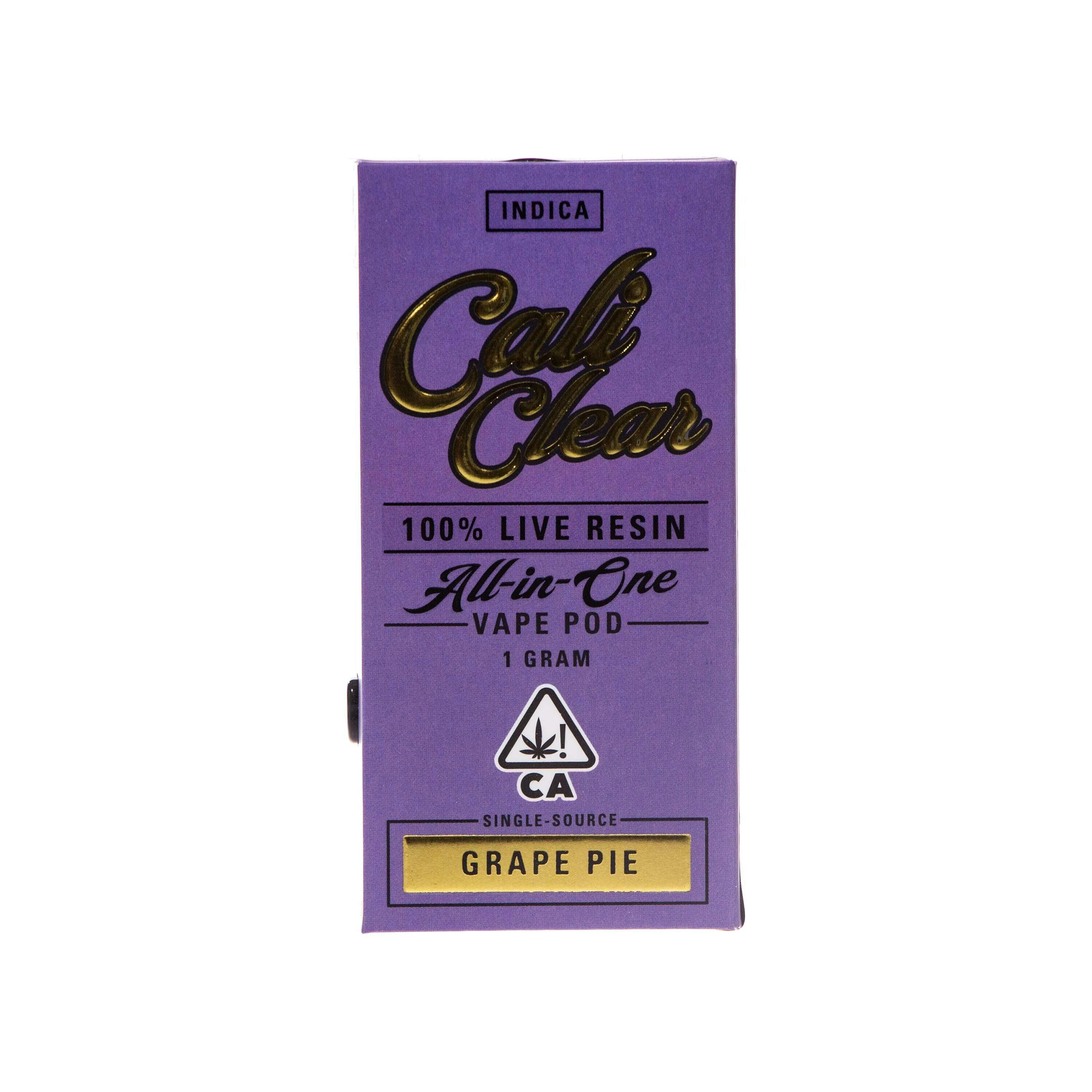 Cali Clear — Grape Pie
