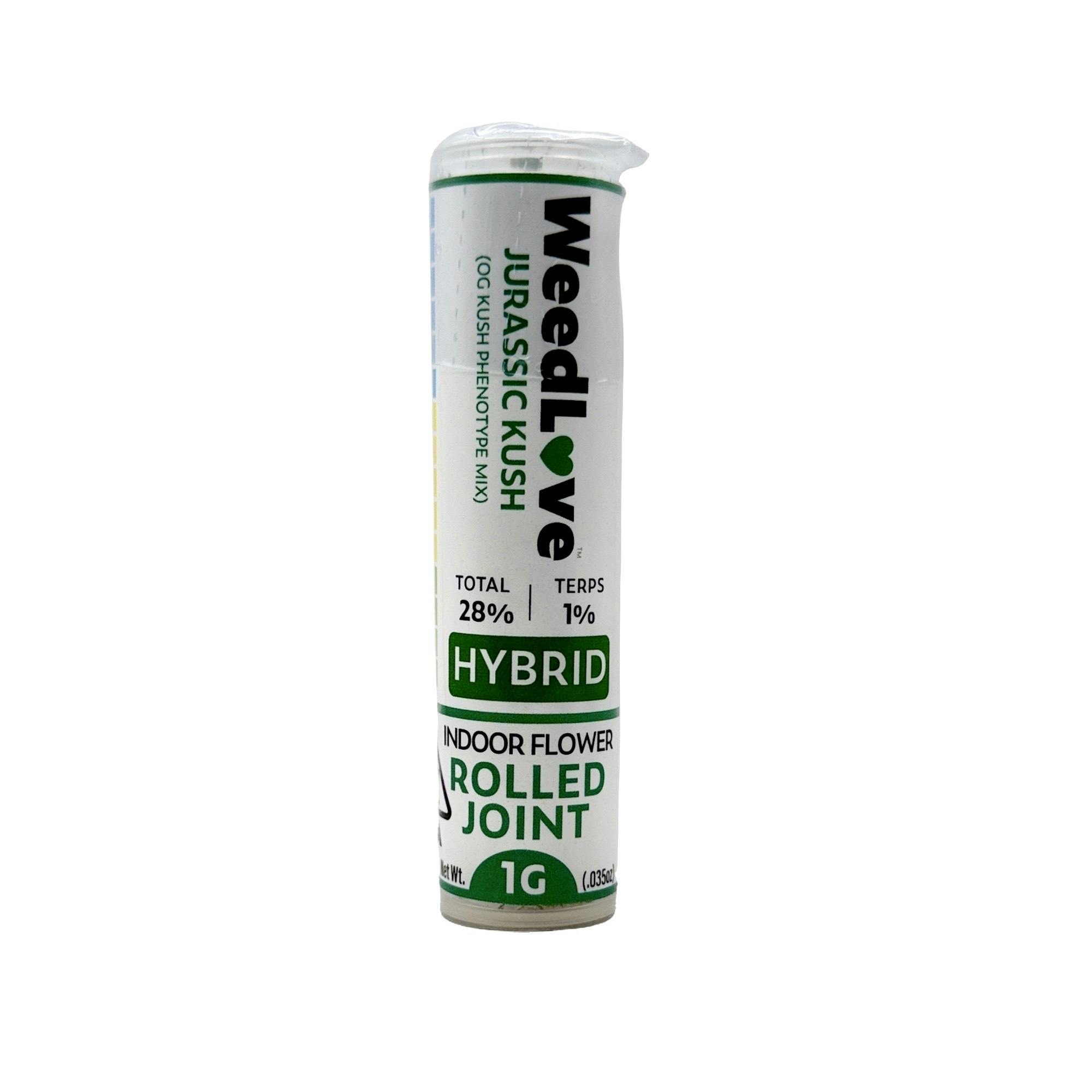 Jurassic Kush Preroll single 1g
