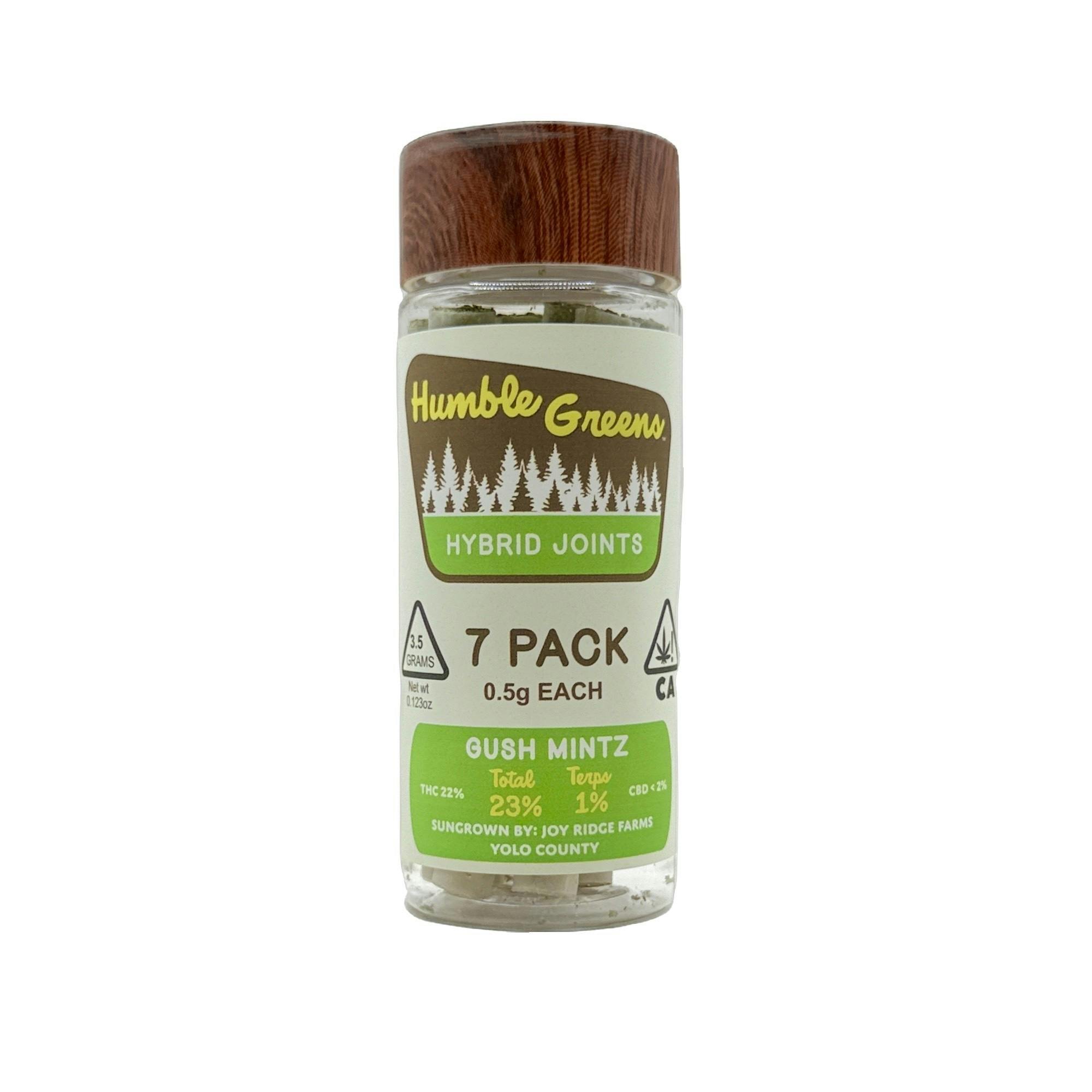 Gush Mintz Prerolls 7 Pack 3.5g