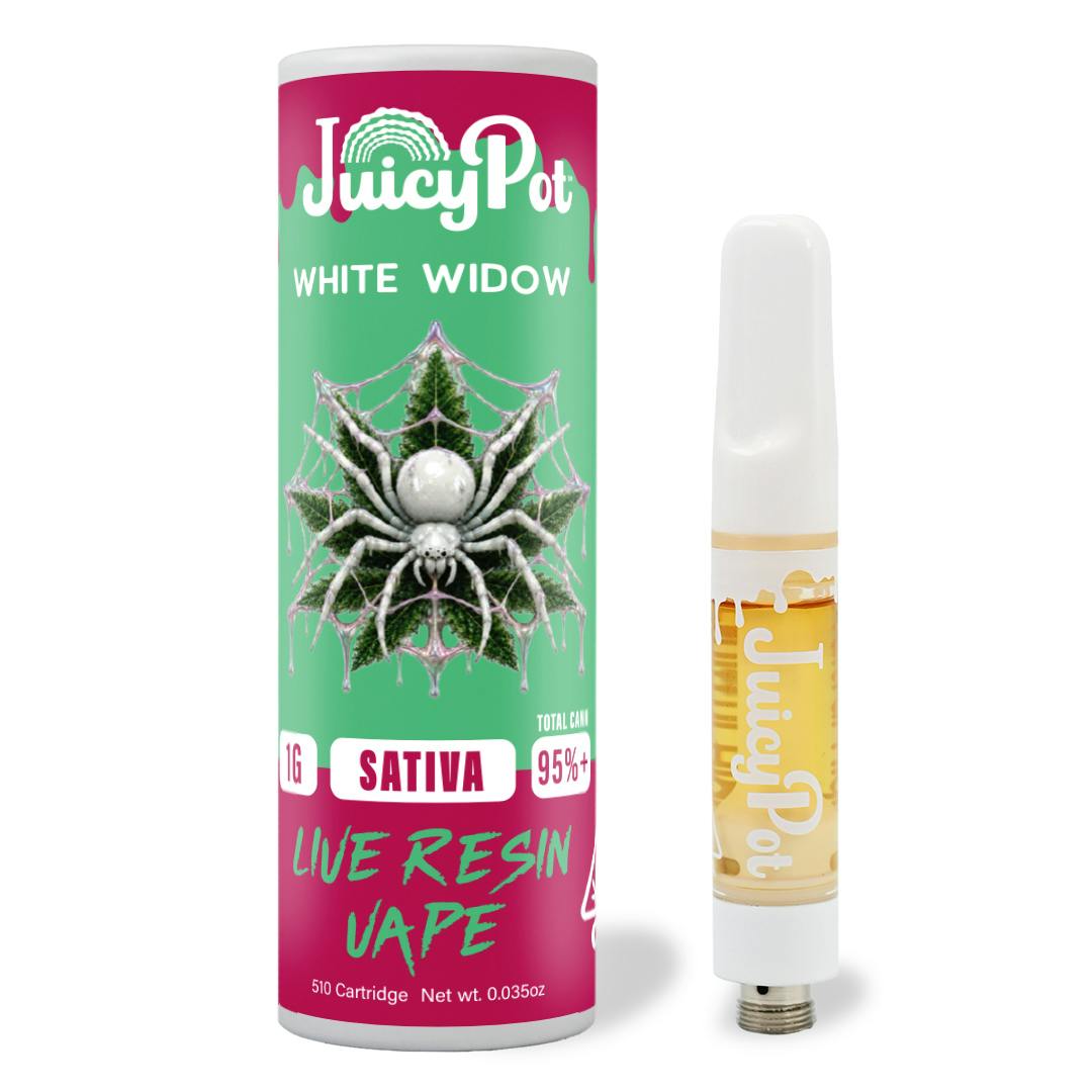 White Widow Live Resin Cartridge 1g
