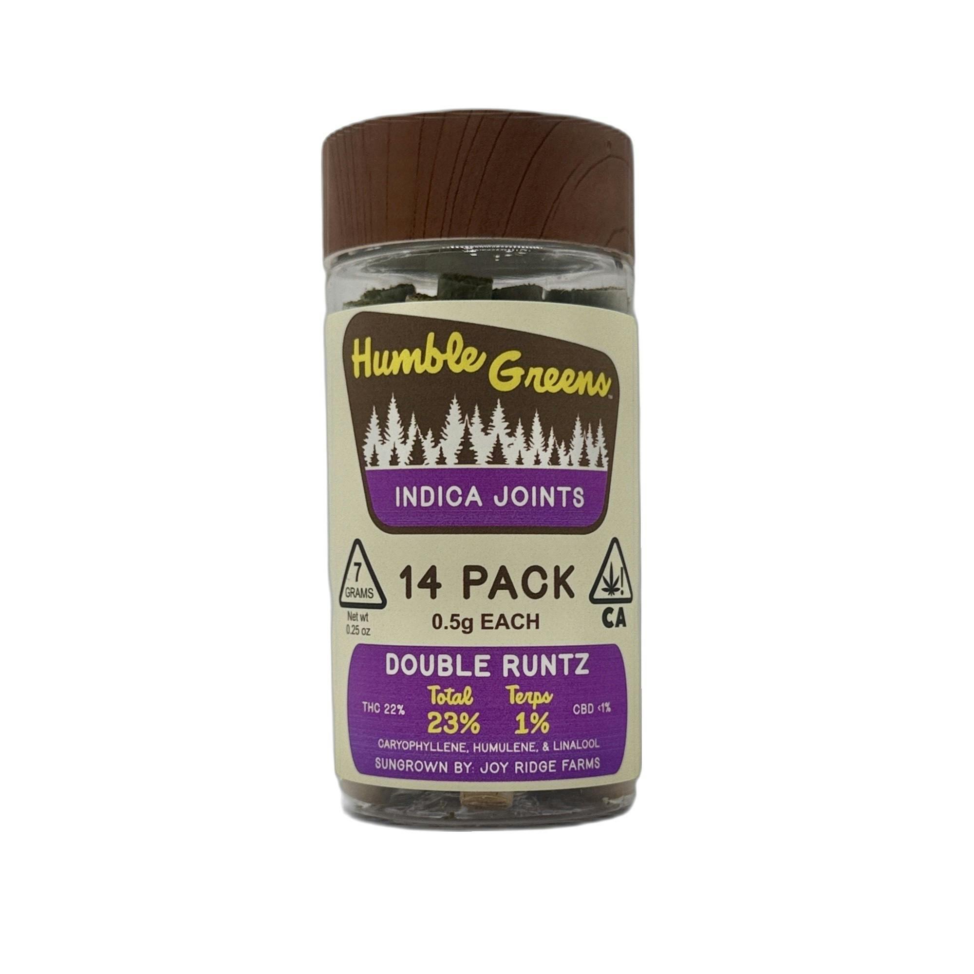 DOUBLE RUNTZ PREROLLS 14 PACK 7G