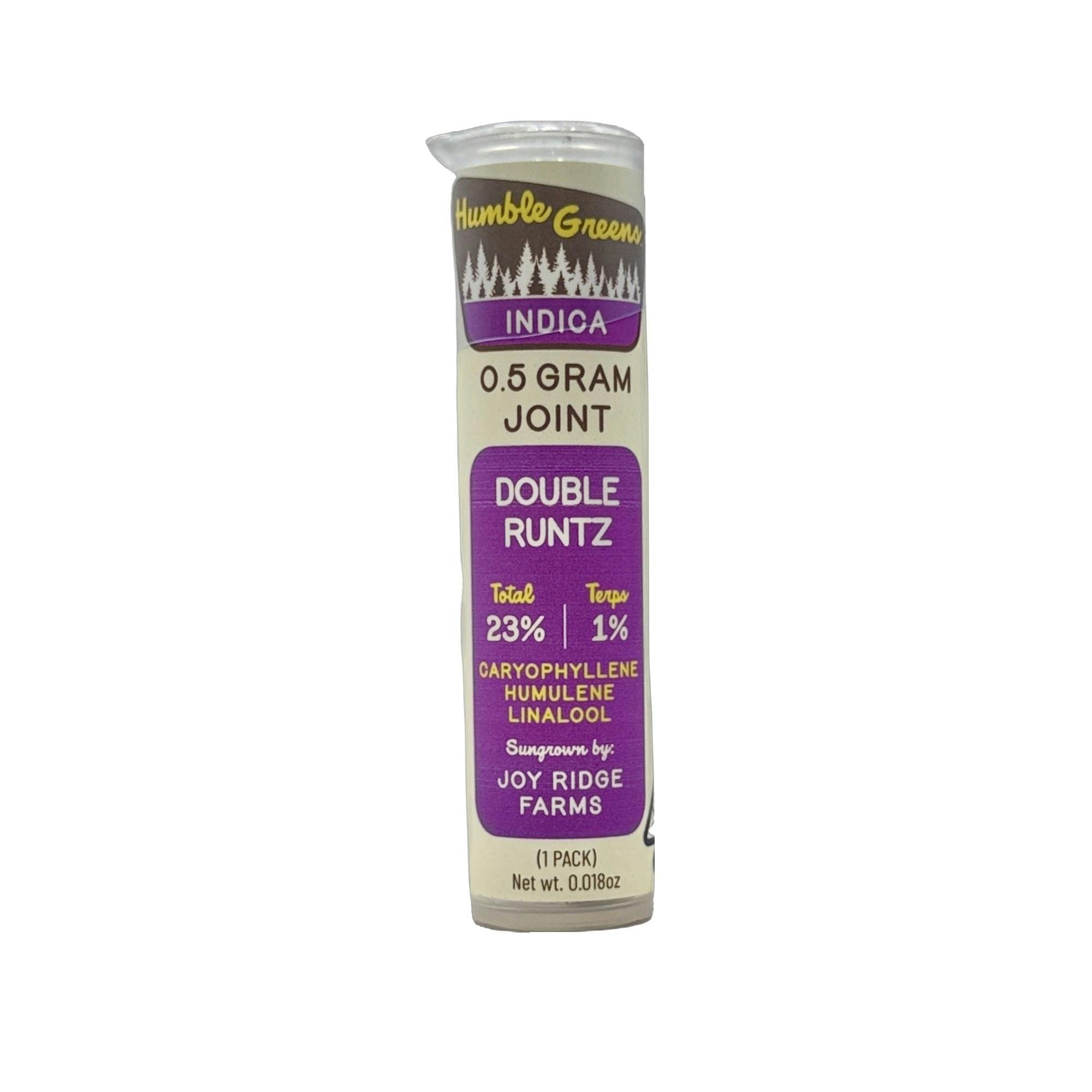 DOUBLE RUNTZ PREROLL SINGLE .5G