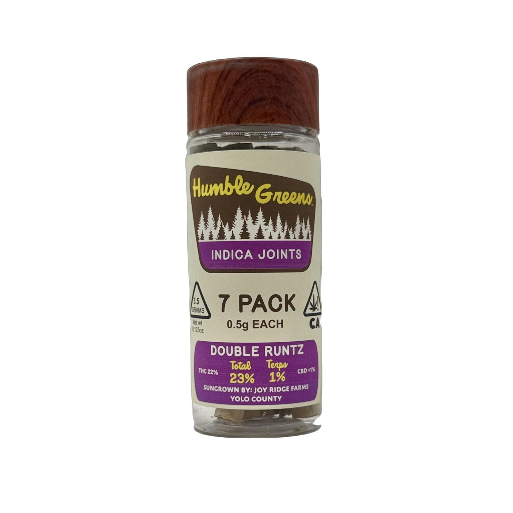 DOUBLE RUNTZ PREROLLS 7 PACK 3.5G