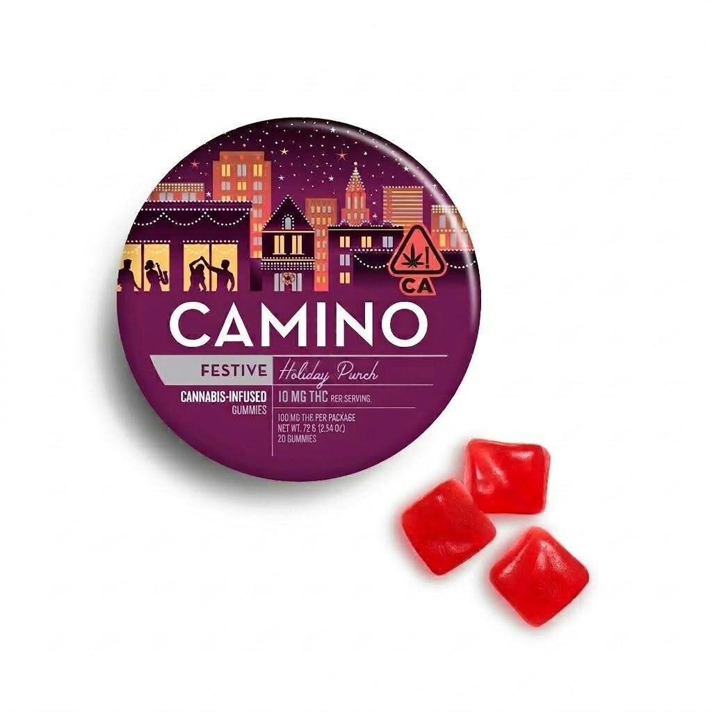 HOLIDAY PUNCH GUMMIES 10 PACK 100MG