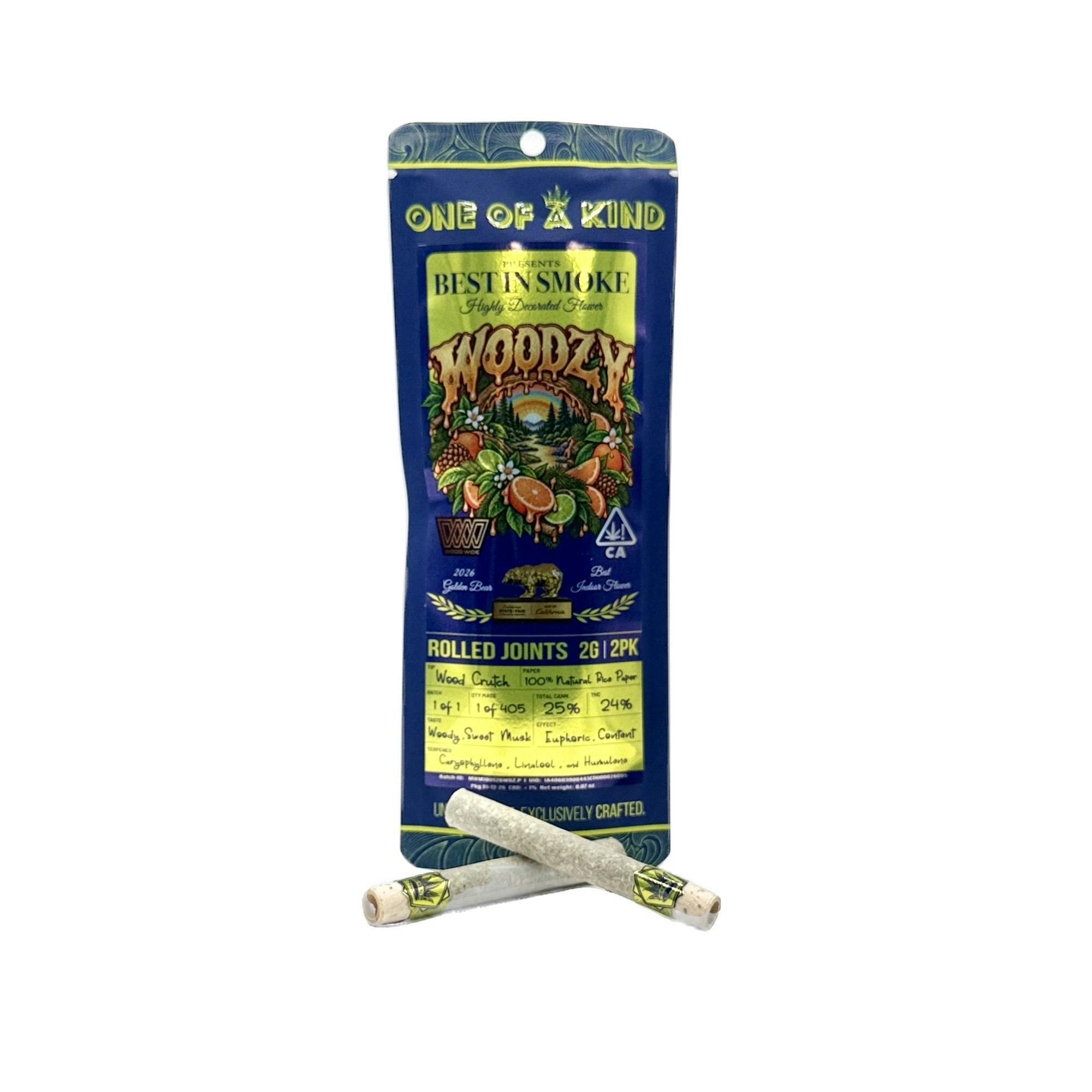 WOODZY PREROLLS 2 PACK 2G