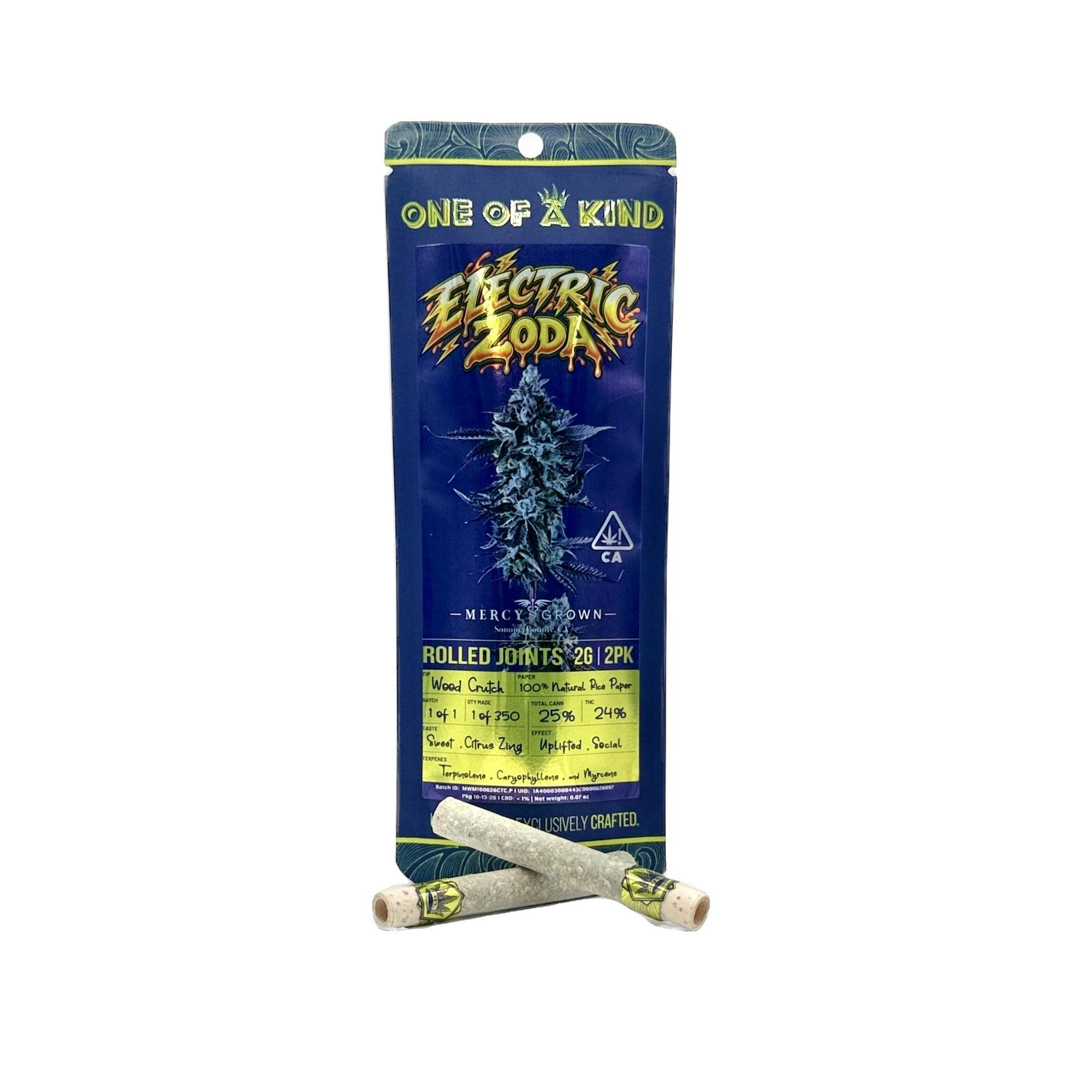 ELECTRIC ZODA PREROLLS 2 PACK 2G