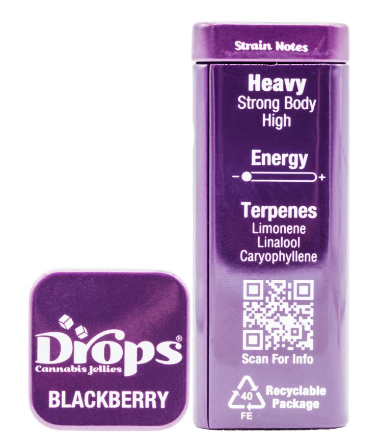 Drops Blackberry 2:1 Gummy 20pk 100mg