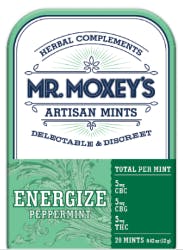 Mr. Moxey's 1:1:1 Sativa Peppermint Mints 100mg cannabis product