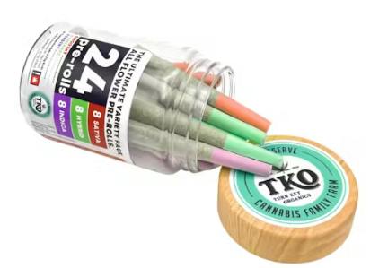 TKO Reserve Lemon Skunk x Hashburger x Swiss Watch 24pk Pre-Roll 0.75g
