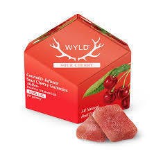 Wyld: Wyld Indica Sour Cherry Gummy 100mg