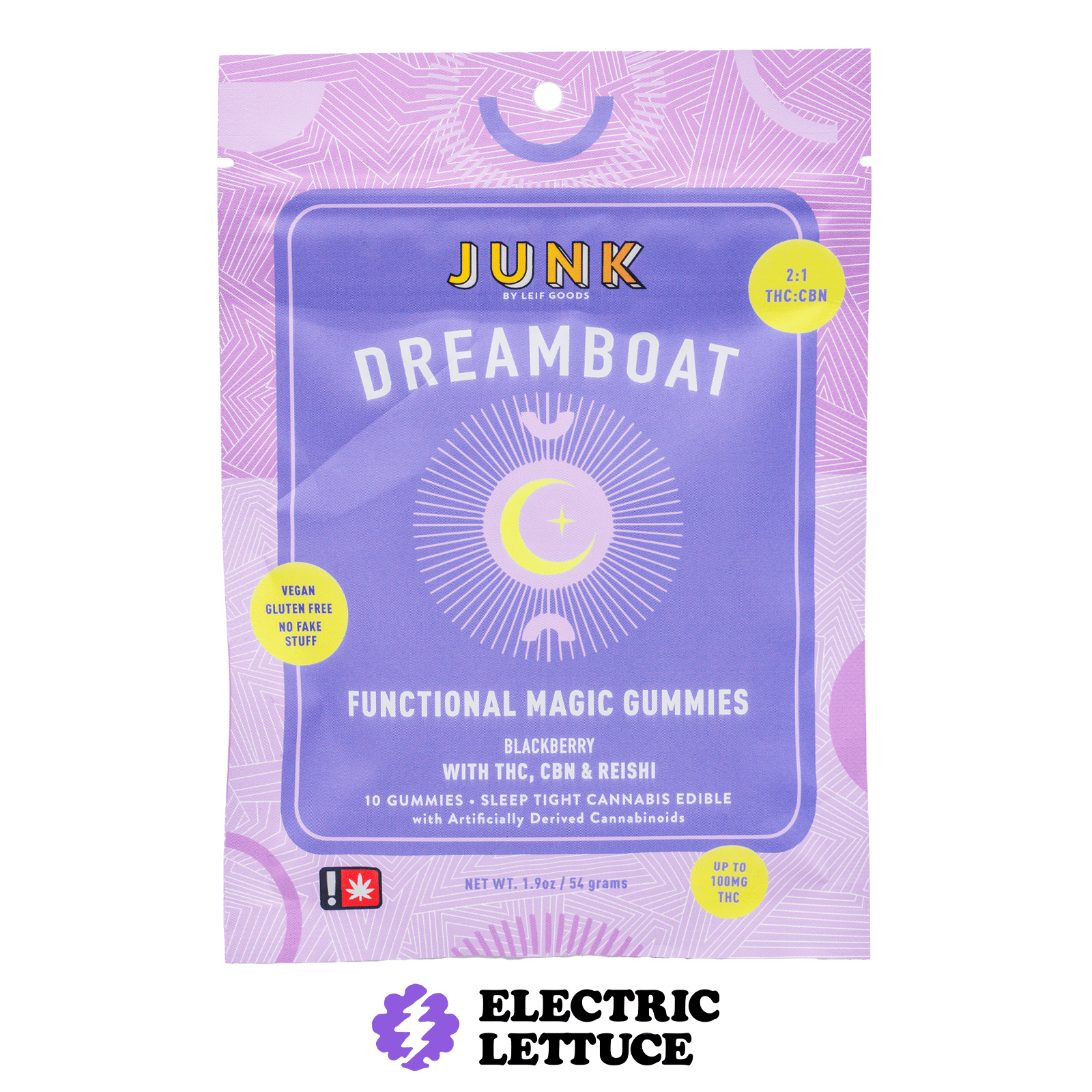 JUNK: Junk Dreamboat 2:1 CBN Gummy 10pk 100mg