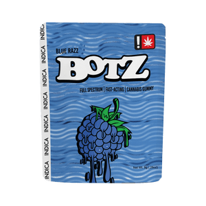 Botz Indica Blue Razz Gummy 100mg