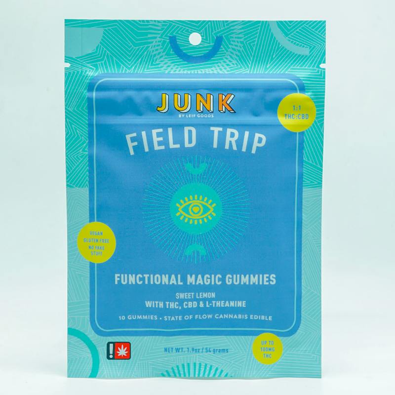 Junk Field Trip 1:1 Gummy 10pk 100mg cannabis product