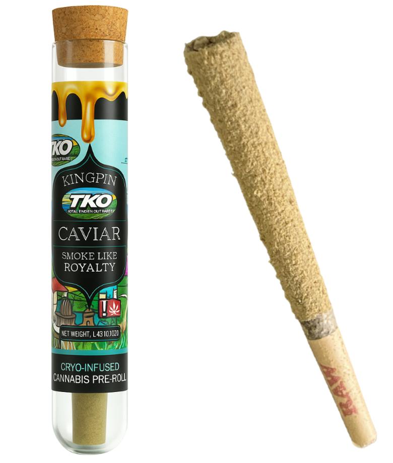 TKO Reserve Lemon Cherry Gelato Caviar Infused Pre-Roll 1.5g cannabis product