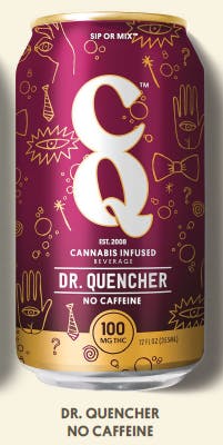 CQ Dr. Quencher Cannabis Infused Beverage 100mg at Serra Dispensary