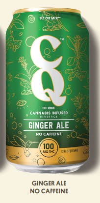 CQ Ginger Ale Cannabis Infused Beverage 100mg at Farma