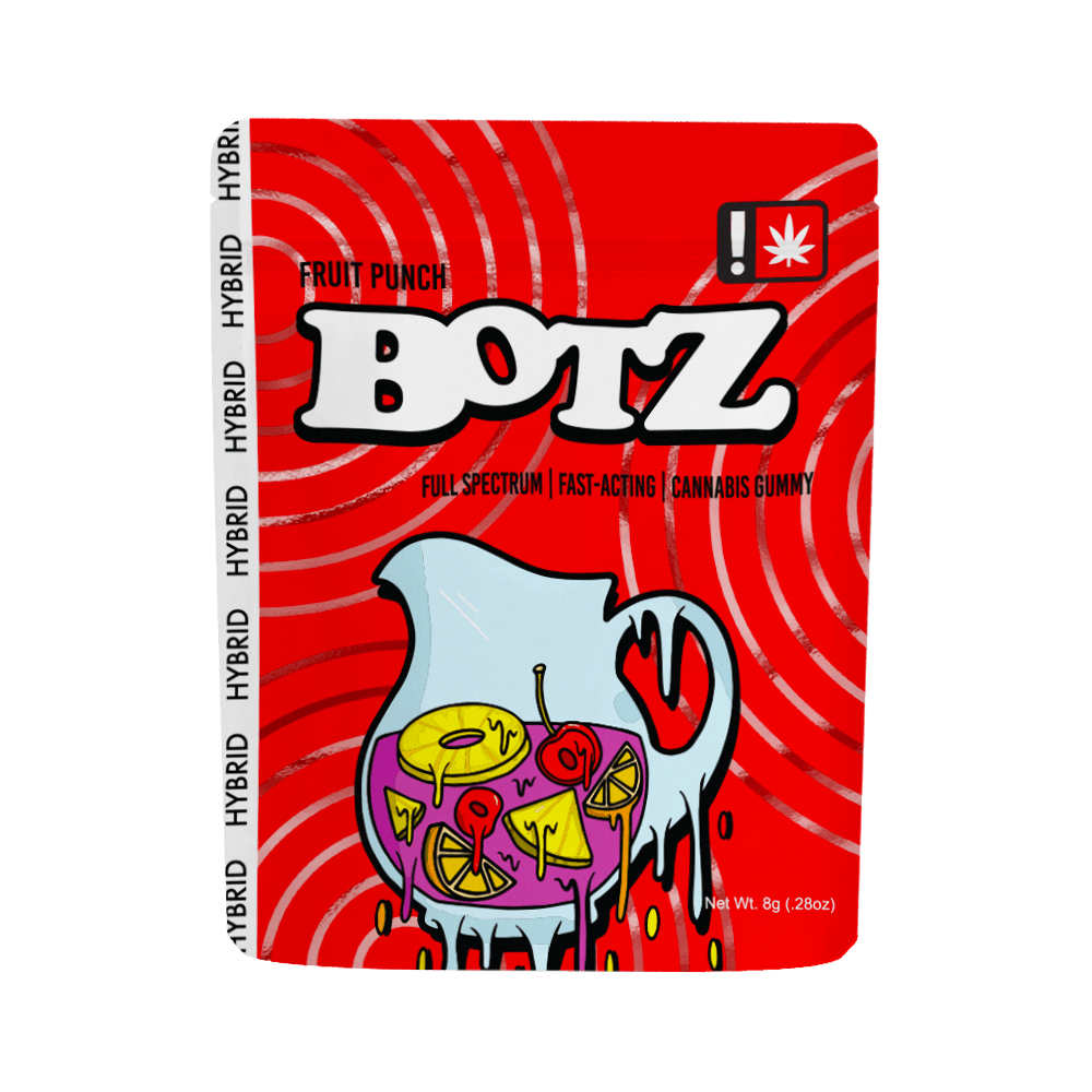 Botz: Botz Hybrid Fruit Punch Gummy 100mg