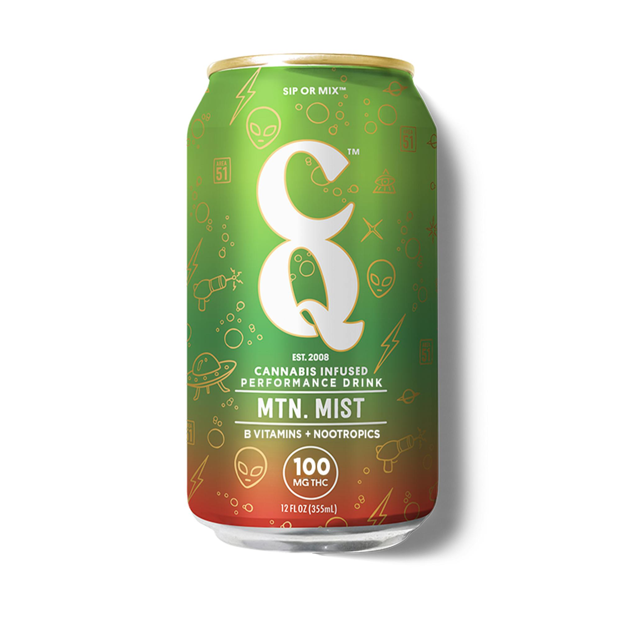 CQ Mountain Mist Cannabis Infused Beverage 100mg