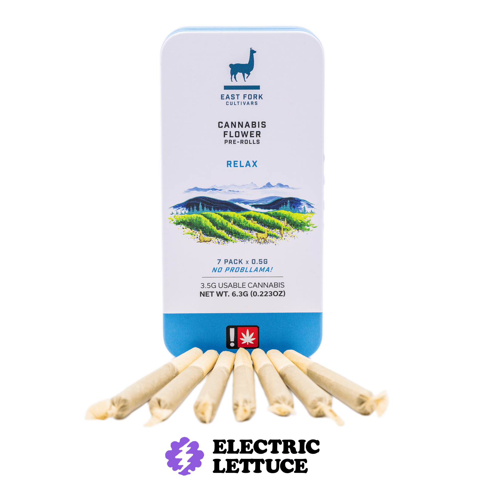 East Fork Cultivars Pear Blossom Relax 7pk Pre-roll 0.5g