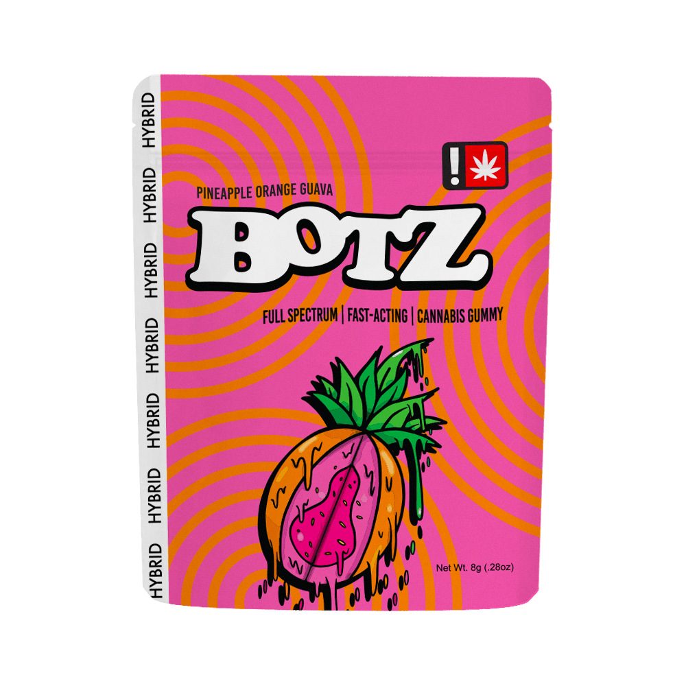 Botz: Botz Hybrid Pineapple Orange Guava Single Gummy 100mg