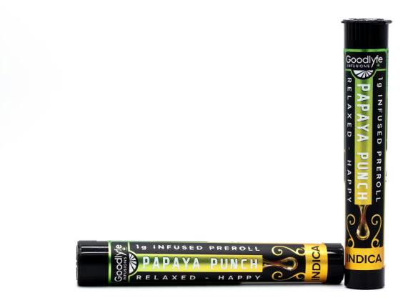 1 - 1G PAPAYA PUNCH INFUSED PREROLL at Cannabis Central
