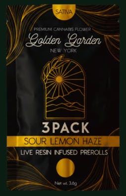 3 - 1.2G SOUR LEMON HAZE PREROLLS - INFUSED