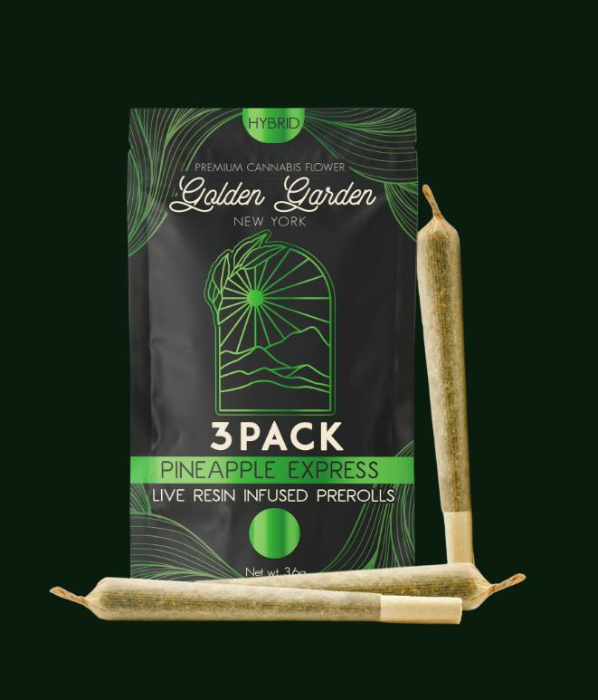 3 - 1.2G PINEAPPLE EXPRESS PREROLLS - INFUSED
