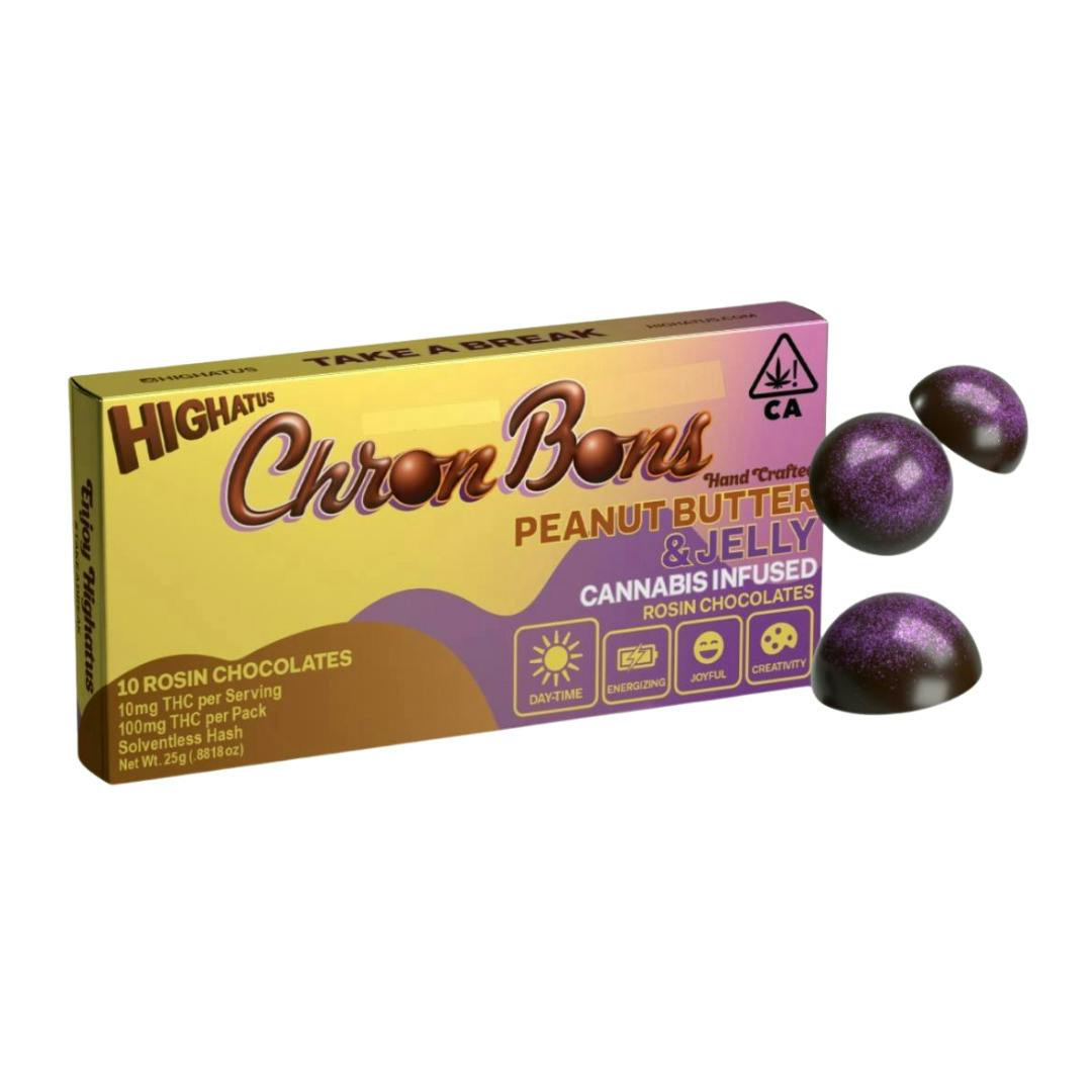 Peanut Butter & Jelly Chronbons