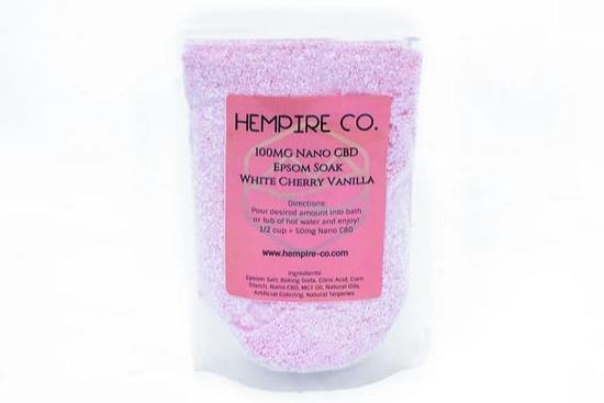 White Cherry Vanilla | 100mg Espom Soak at Green Degree at Hilltop