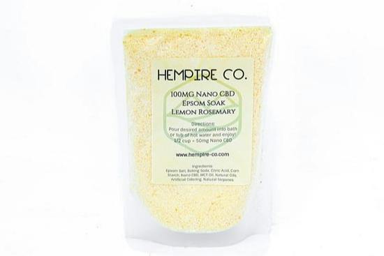 Lemon Rosemary | 100mg Epsom Soak at Green Degree at Hilltop
