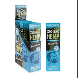 Zig Zag Hemp Wraps 2Pk | Blue Dream