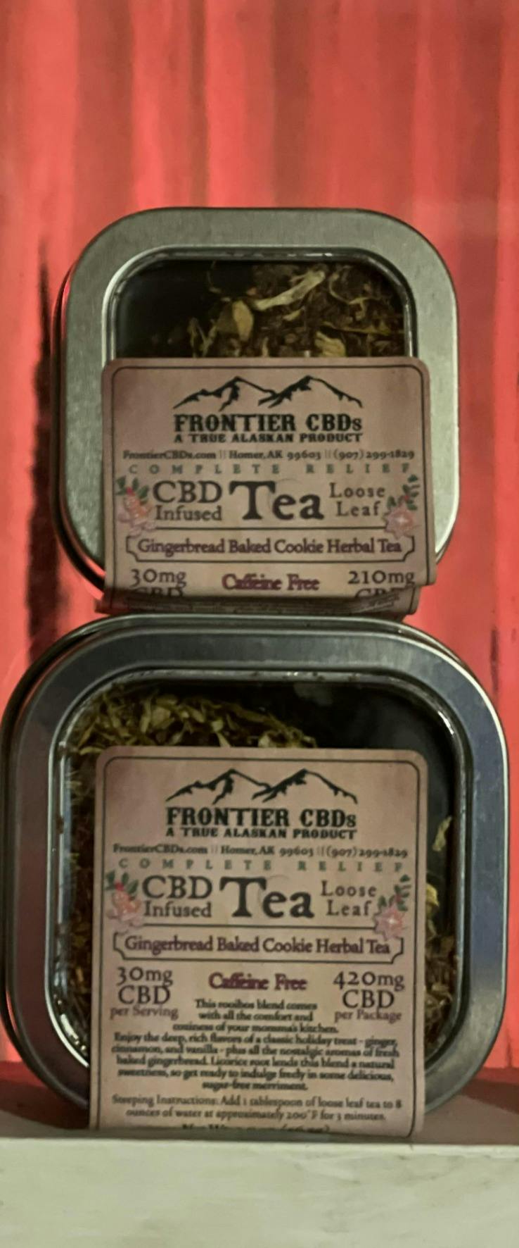 Gingerbread Baked Cookie Herbal Tea 210mg CBD