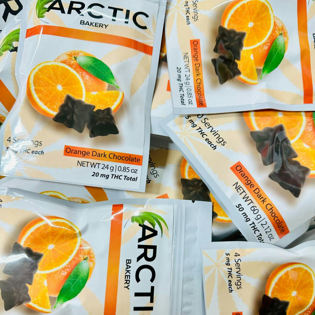 Arctic Bakery LLC | Orange Dark Chocolate | 10pk