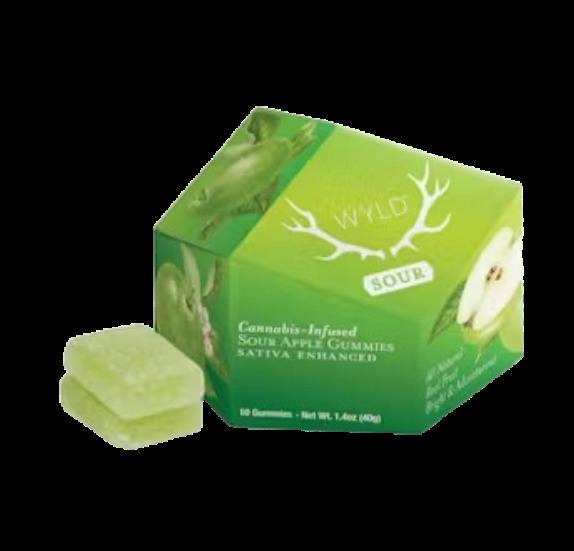 200mg Sour Apple Gummies - Wyld