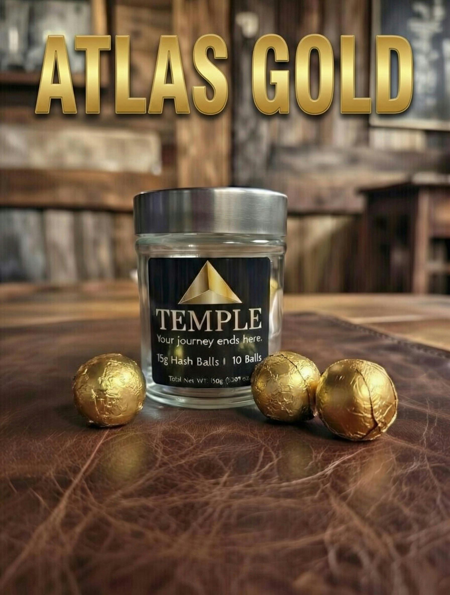 Atlas Gold Hash - Temple at Highway Dispo Cannabis Company