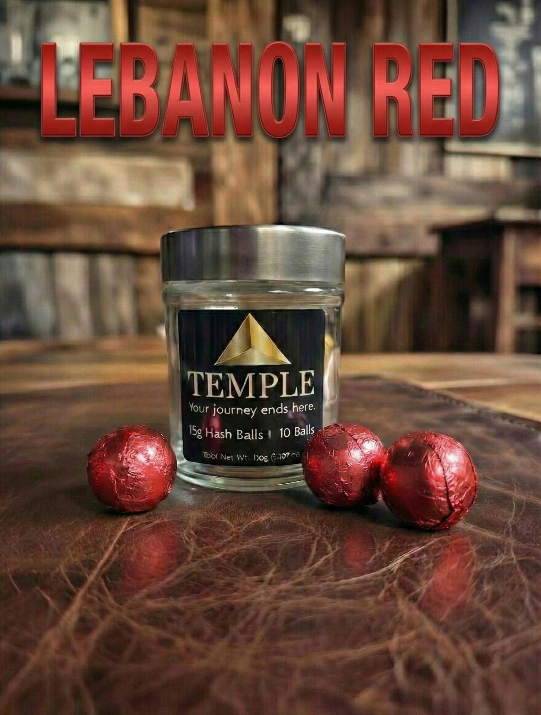Lebanon Red Hash - Temple at Highway Dispo Cannabis Company