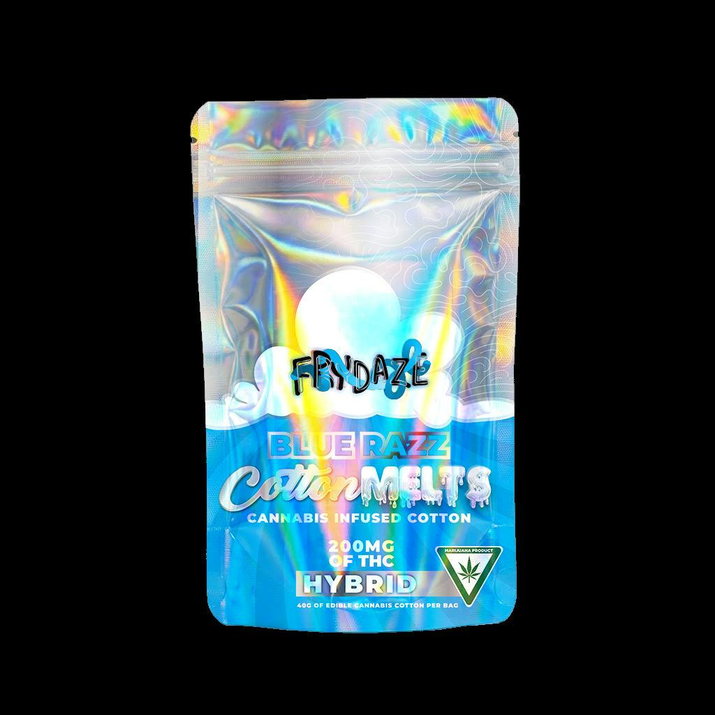 200mg Blue Razz Cotton Melts - Frydaze