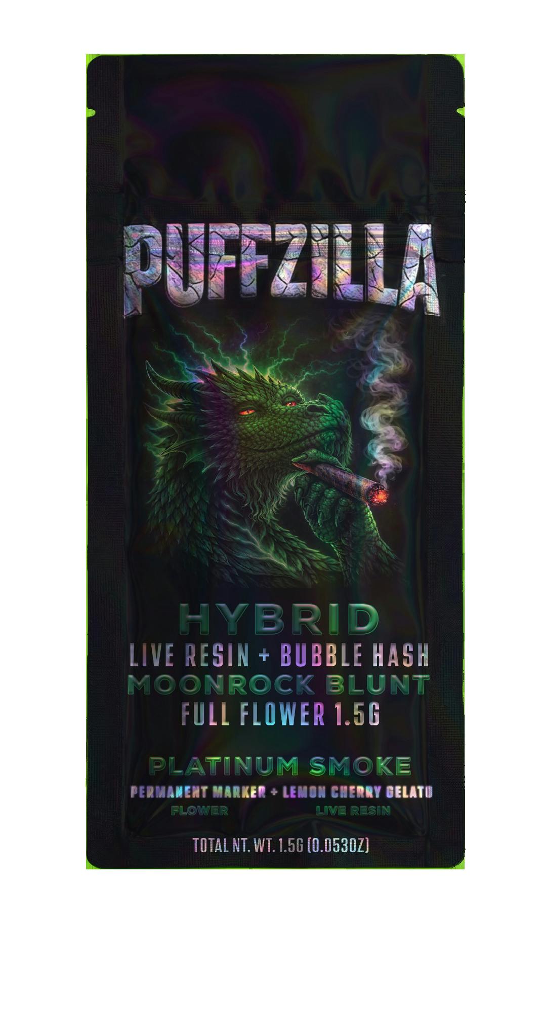 1.5g Platinum Smoke Moon Rock Blunt - Puffzilla