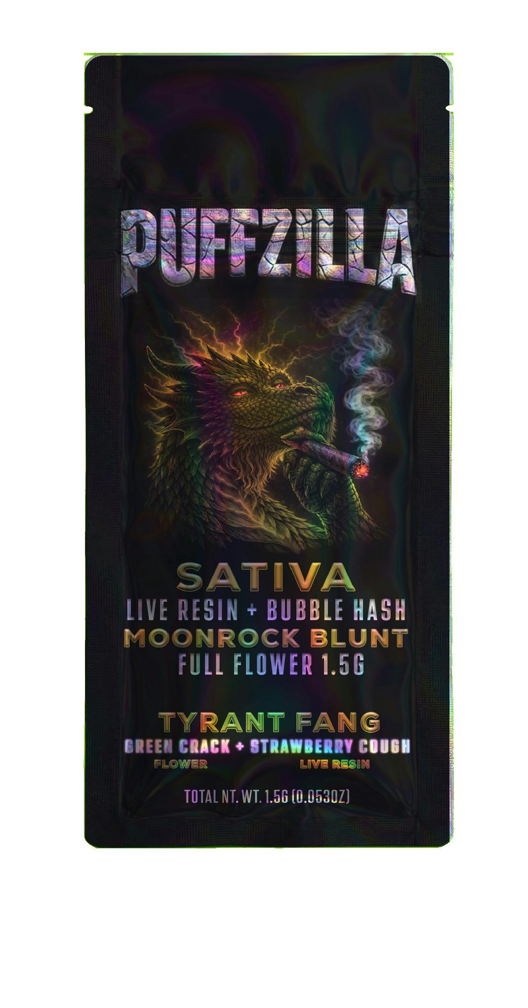 1.5g Tyrant Fang Moon Rock Blunt - Puffzilla