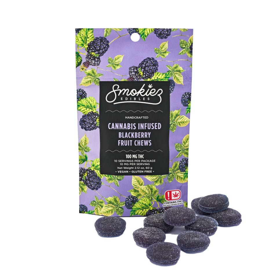 Smokiez Fruit Chews: Sweet Blackberry