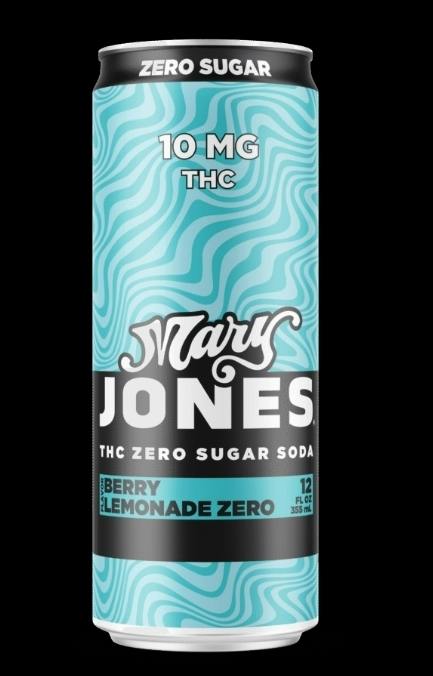 Zero Sugar Berry Lemonade Soda - 100mg