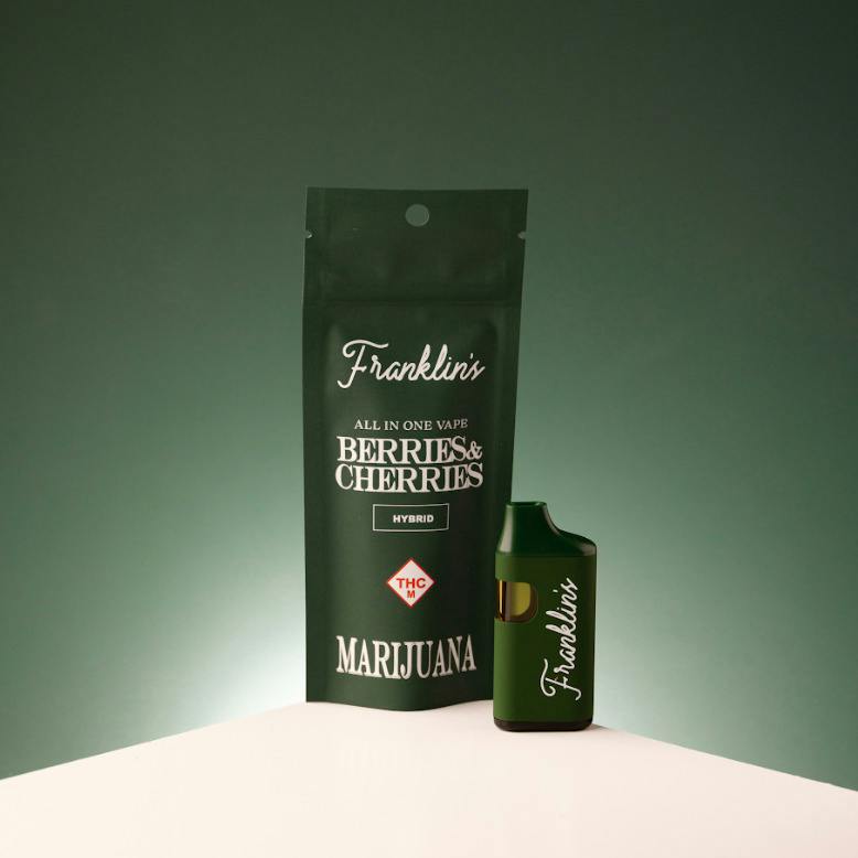 Franklin's: Vape | Berries & Cherries | All-In-One