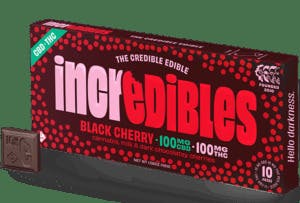 Incredibles | 100mg 1:1 Bar - Black Cherry