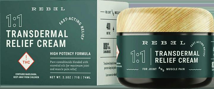 Rebel | 1:1 Transdermal Cream - Relief