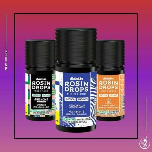 Dialed In | 100mg Rosin Drops - Grape Escape