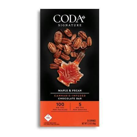 Coda | 100mg Bar - Maple & Pecan
