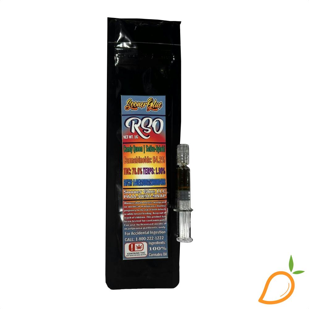 1g Kitchen Sink RSO Live Resin Syringe Sooner Glue
